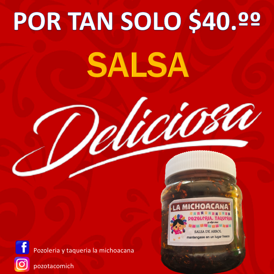 Carta de POZOLERIA & TAQUERIA LA MICHOACANA  en San Lorenzo ATEMOAYA , XOCHIMILCO — página 4